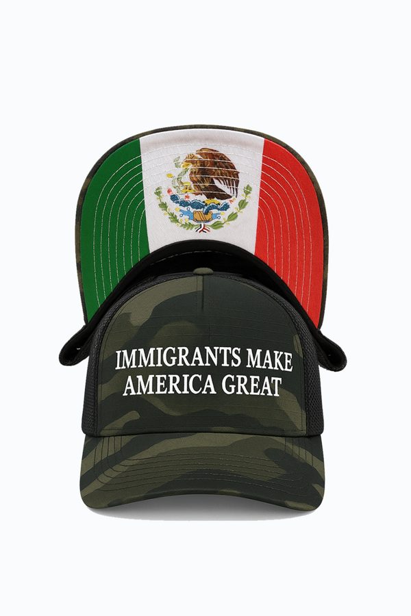 Mexico Camo Trucker Hat – Immigrants Make America Great